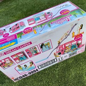 Barbie Dream Camper with Pink and Blue Highlights with 60+ Accessories